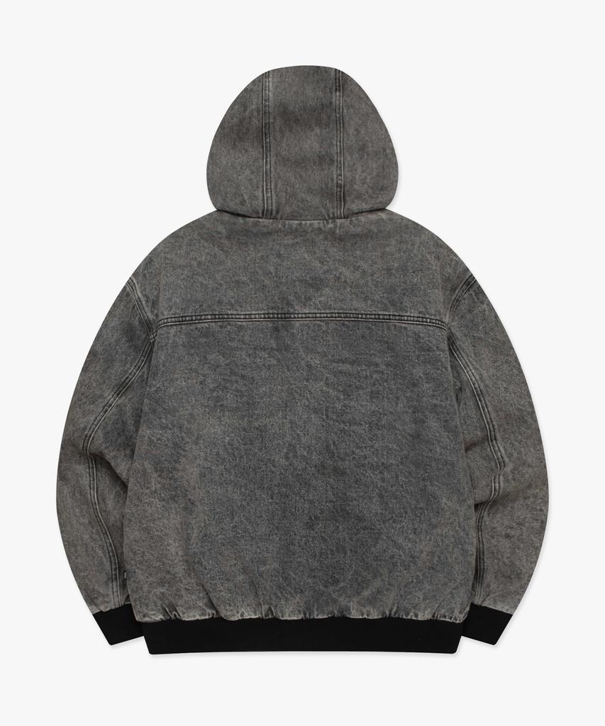 Lmc Denim Work Hoodie Jacket Gray