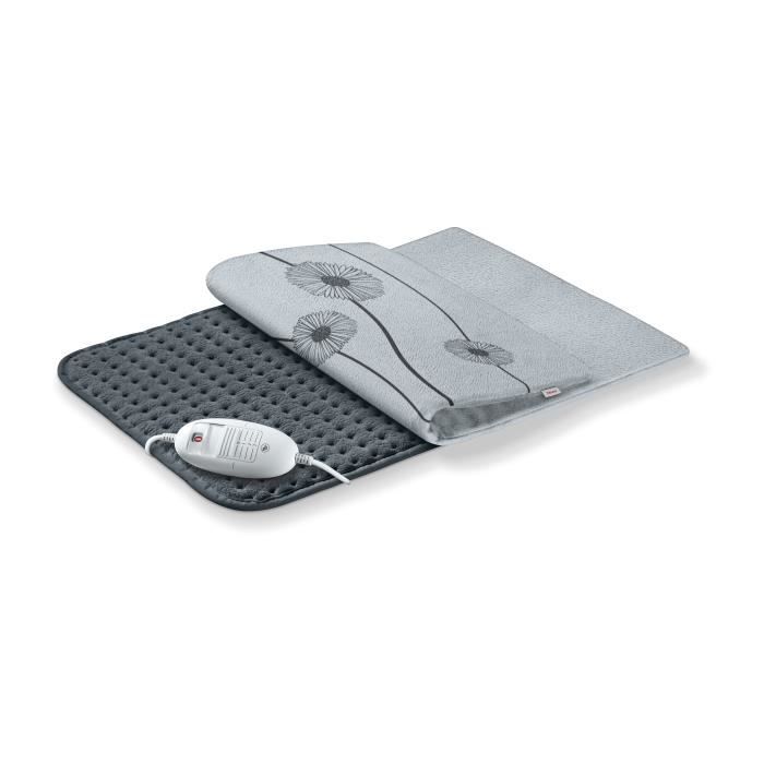 Hk 125 - coussin chauffant doux et confortable avec 6 réglages de température grâce à sa télécommande amovible et arret automatique