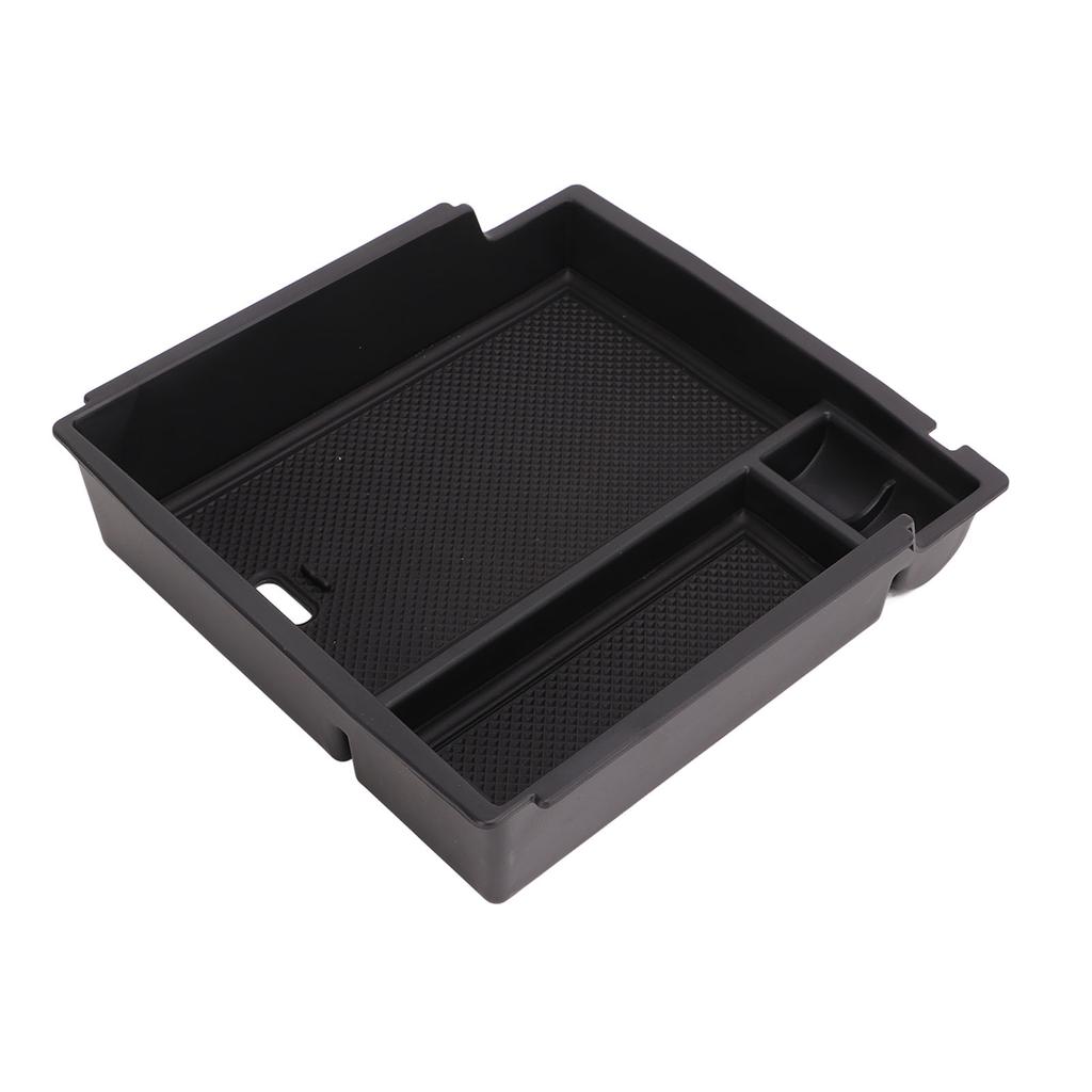 Center Console Organizer Tray Black Central Armrest Storage Box Replacement for Ford Bronco 2021 2022