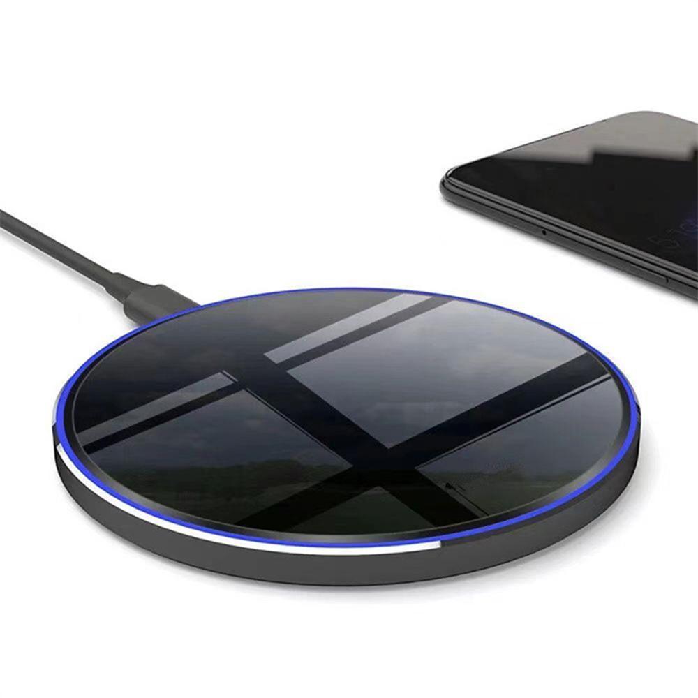 Wireless Fast Charger Charging Dock Pad Mat For Samsung Iphone Huawei 15W