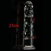 27cm Large Glass Dildo Anal Butt Plug Sex Toy Huge Wand Ass Play Vagina Women Man Stimulate Orgasmic Masturbation 10In BackDoor