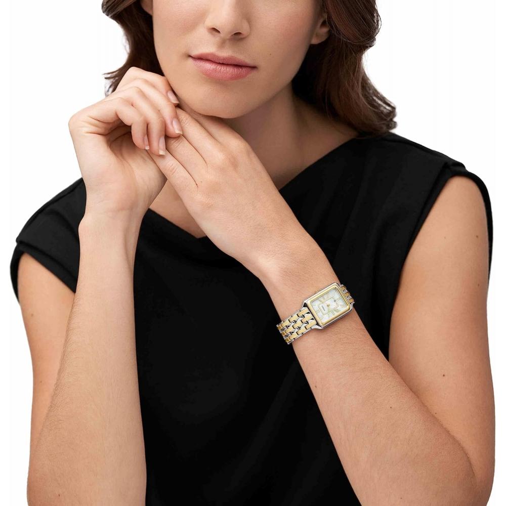 FoSSil Women S eS5305 Raquel Watch Silver Gold Multicolor eS5305