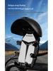 Motorrad/Fahrrad Wasserdichte Stoßfeste Handyhalterung mit Sonnenschutz für Navigation