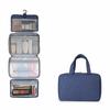 Solid Color Makeup Bags Large Capacity Wash Pouch Casual Hanging Cosmetic Bags  Bathroom