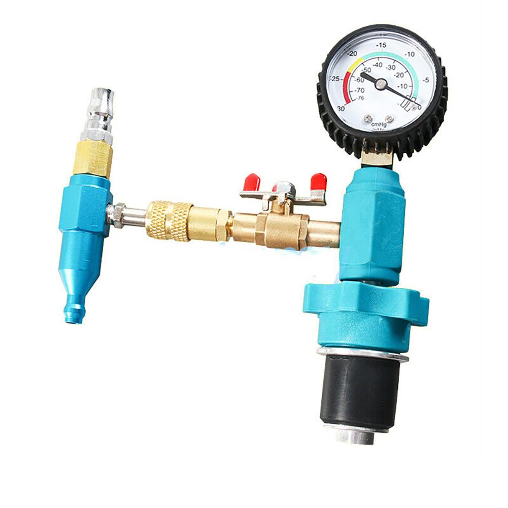 Instrument universal de înlocuire a antigelului pentru mașină, cu vacuometru, rezervor de apă, radiator, instrument de umplere a lichidului de răcire, cu furtunuri adaptoare