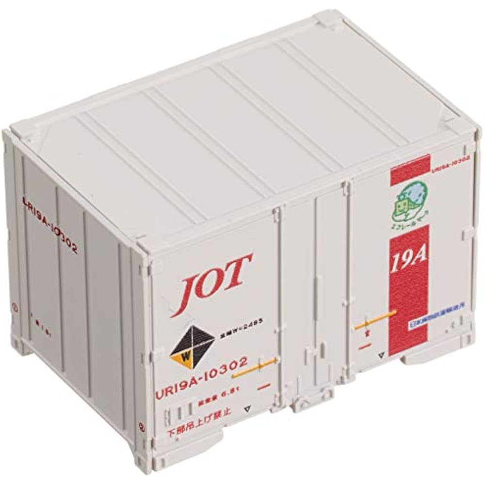 KATO N Gauge UR19A Container Nippon Oil Transportation Red Belt, Pack of 5, 23-574, Model Railroa...