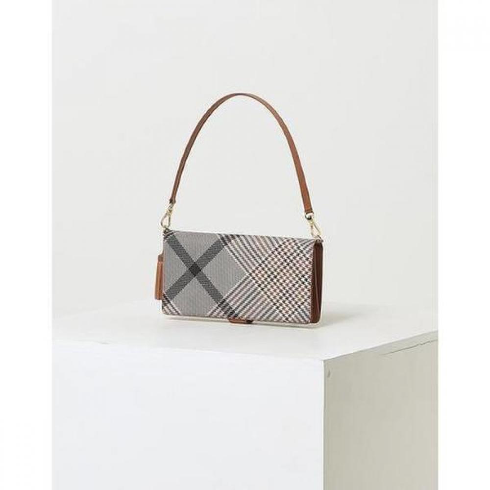 Daks Brown Check Pattern Tassel Point Phone Case