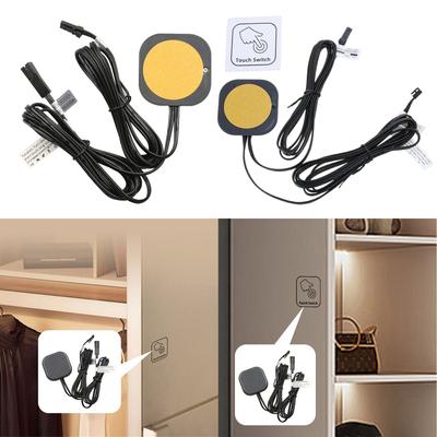 Wood Panel Touchs Light Switches LED Touchs Sensor Switches Invisible Penetration Cabinet LED Light Sensor Switches