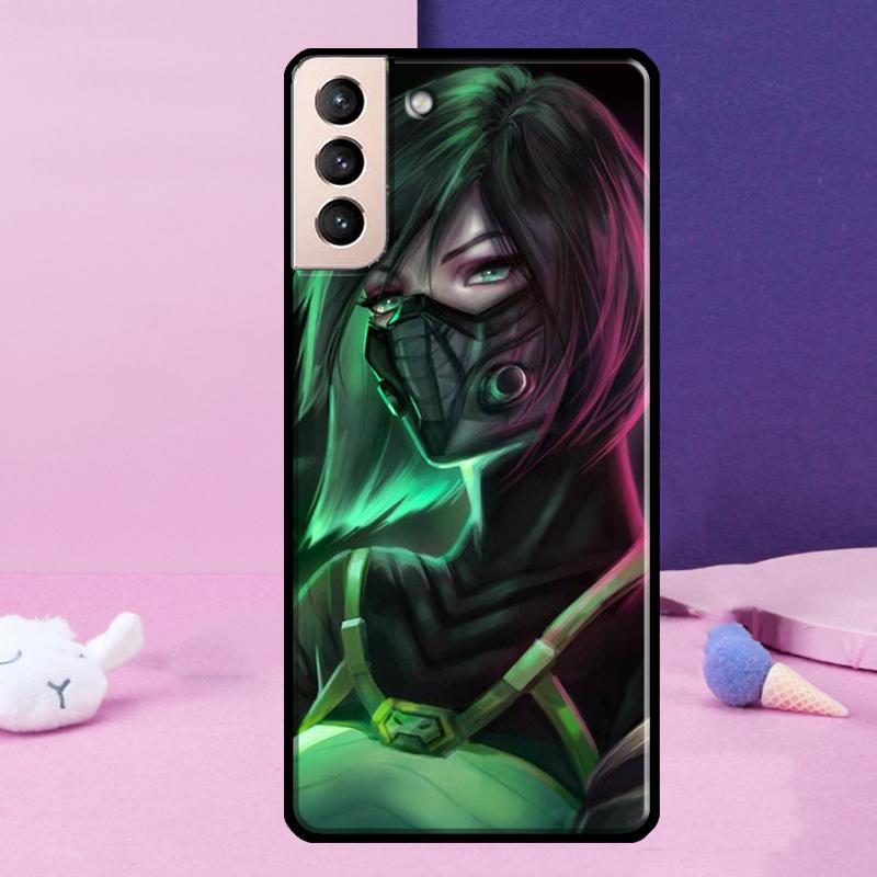 V-Valorant Phone Case For Samsung Galaxy S24 Ultra S25 Ultra S9 S10 S20 S21 S22 Plus S23 S24 FE Cover
