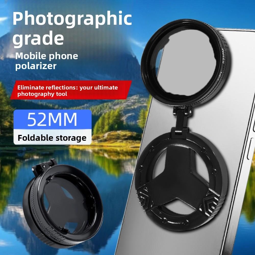 Magnetic CPL Phone Filter Remove Reflections Phone Filter Lens  Glass Buildings
