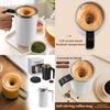 Modern Minimalist Portable Coffee Mug With Electric Mixer For Fitness And Home Use