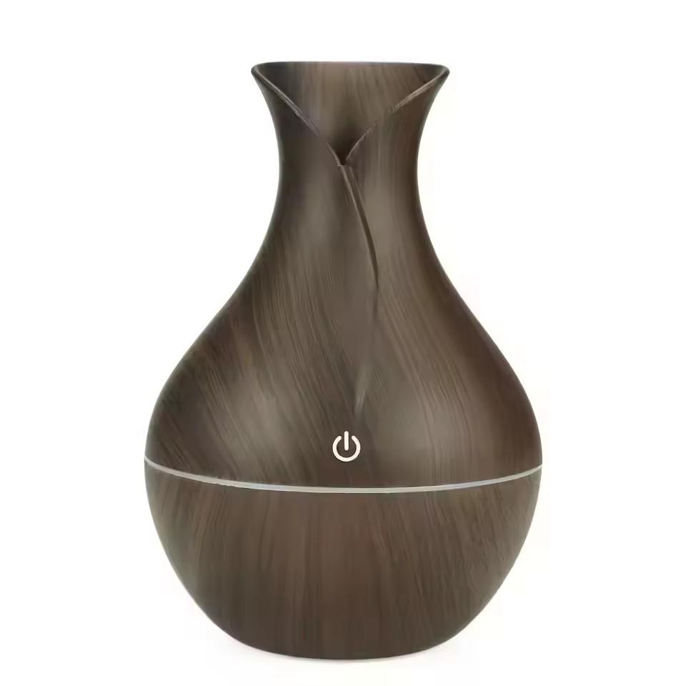 Vulkan Luftbefeuchter 300ml Schreibtisch USB Wassernebel Diffusor Lufterfrischer Vernebler mit Buntem Umgebungs-Nachtlicht