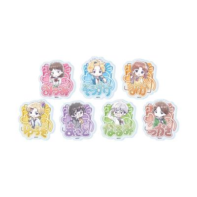 TV Anime "Skip and Loafer" 02 Heisei Aoharu Ver. [Graphart Illustration] Name Acrylic Plate Badge Complete Set (7 Pieces Per Box)