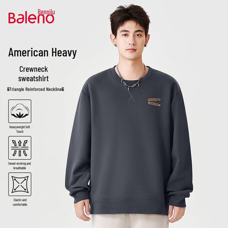 

Baleno Men s Retro Fleece-Lined Sweatshirt 4XL