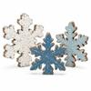 Multicolor Christmas Desktop Ornament Wood Xmas Tree Tabletop Decoration Photo Props Deer Snowflake Scene Decorative Ornaments