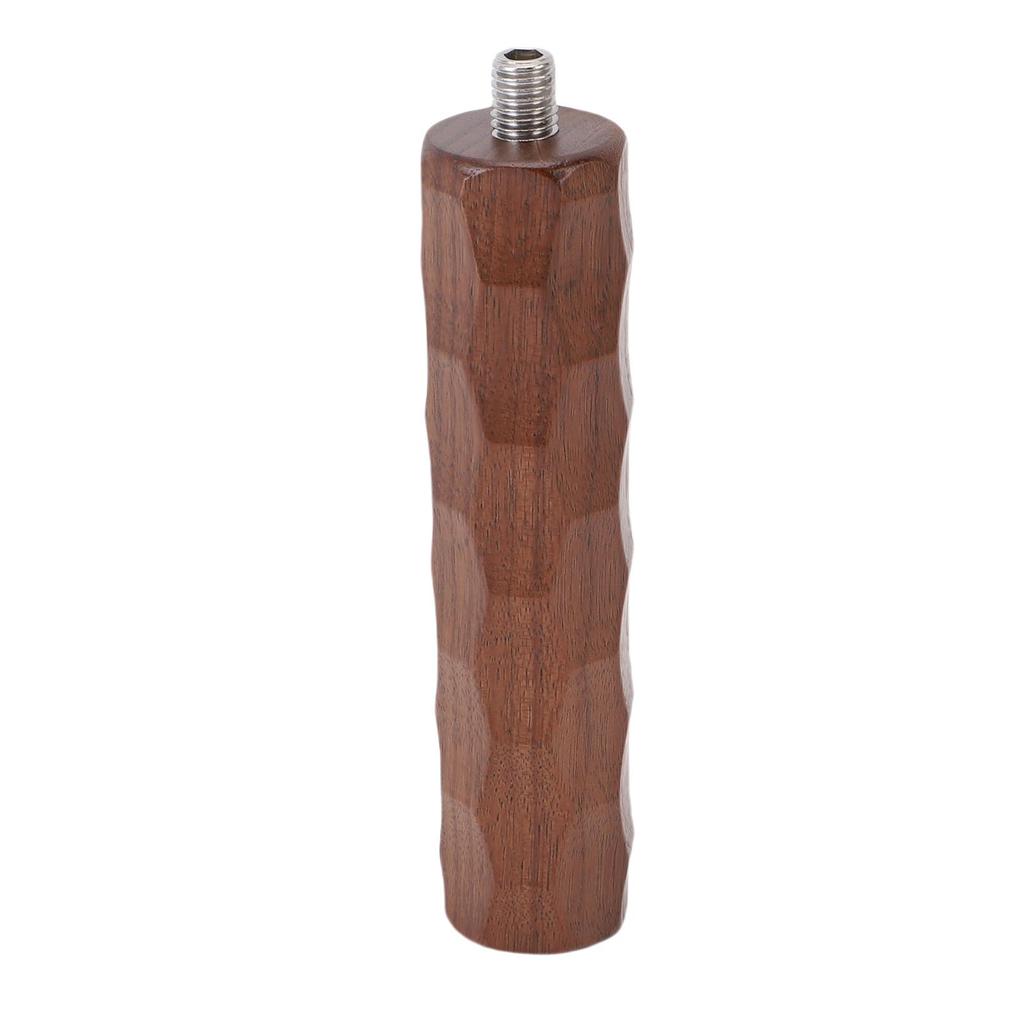 Portafilter Handle Wooden Coffee Machine Portafilter Replacement Handle for M10 Thread with Bottom and Bottomless