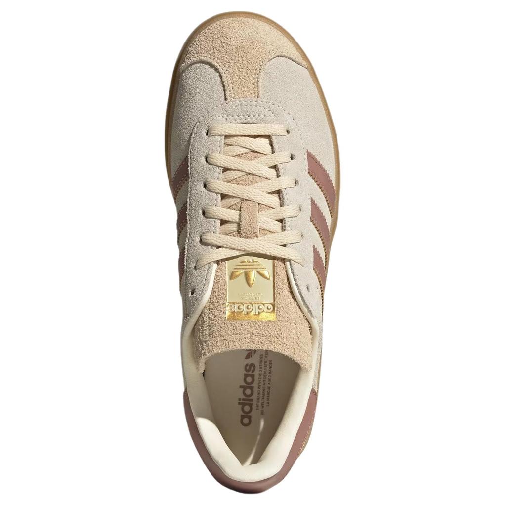 Adidas Gazelle Cream Sand Strata Gum Women Sneakers Cream-White Warm-Clay JS3893
