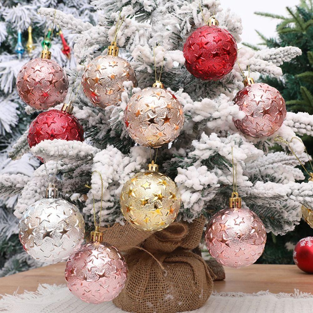 Christmas Gift Christmas Decoration Ball Electroplated Xmas Tree Hanging Ornaments