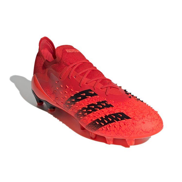 Adidas Predator Freak.1 Low AG Demonskin - Solarrot Herren Sneaker Core-Black GZ2809