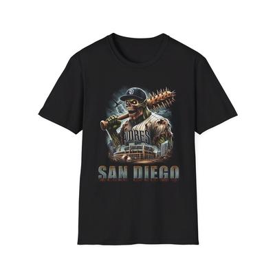 San Diego Padres Horror T-Shirt - Frighteningly Cool Fan Gear for Padres Fans