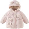 DAVE&BELLA Baby Girl's Waterproof Hooded Down Jacket