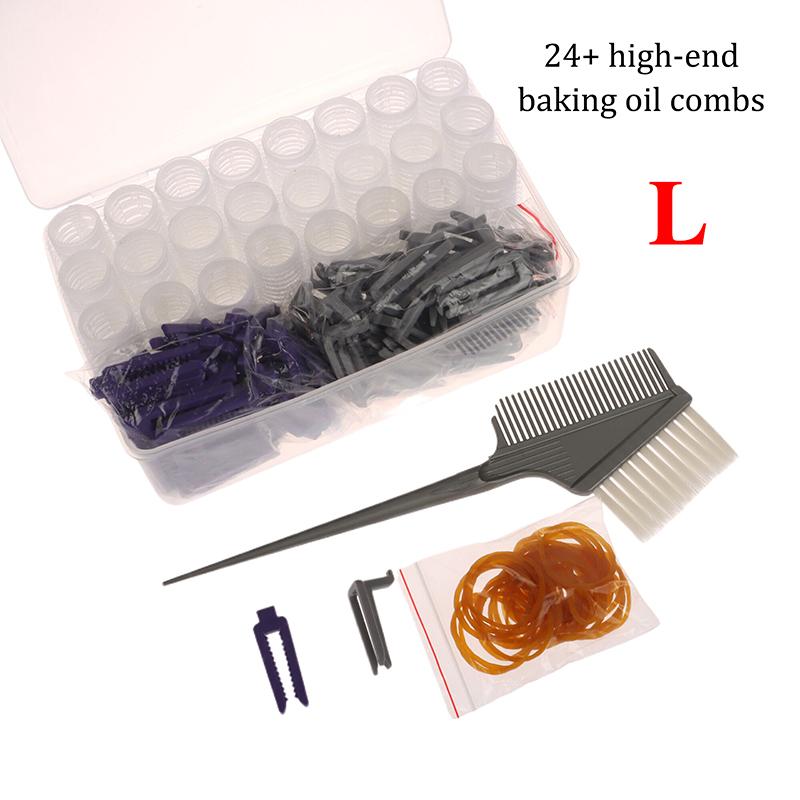 

24 шт./комплект бигуди для завивки корней волос с зажимами и резинками салонные нейлоновые бигуди с крючками и петлями набор инструментов для укладки волос L