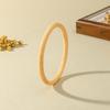 4Pcs/Set Round Stackable Bangle Multicolor Acrylic Cuff Minimalist Resin Bracelet  For Women