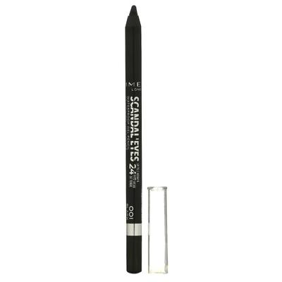 Scandal'Eeyes, Waterproof Gel Pencil, 001 Black, 1.3G(0.04Oz)