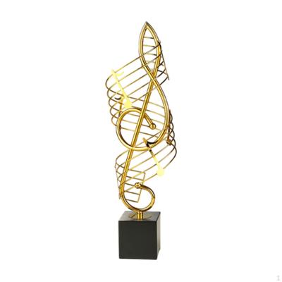 Creative Music Note Ornament Table Decoration Decorative Collection Figurine for Living