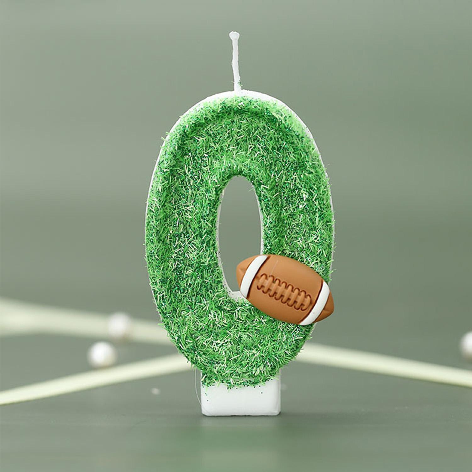 

Number Birthday Candles Rugby Birthday Candles 0-9 Number Cake Candle Cake Decoration Suitable for Wedding Party Decoration