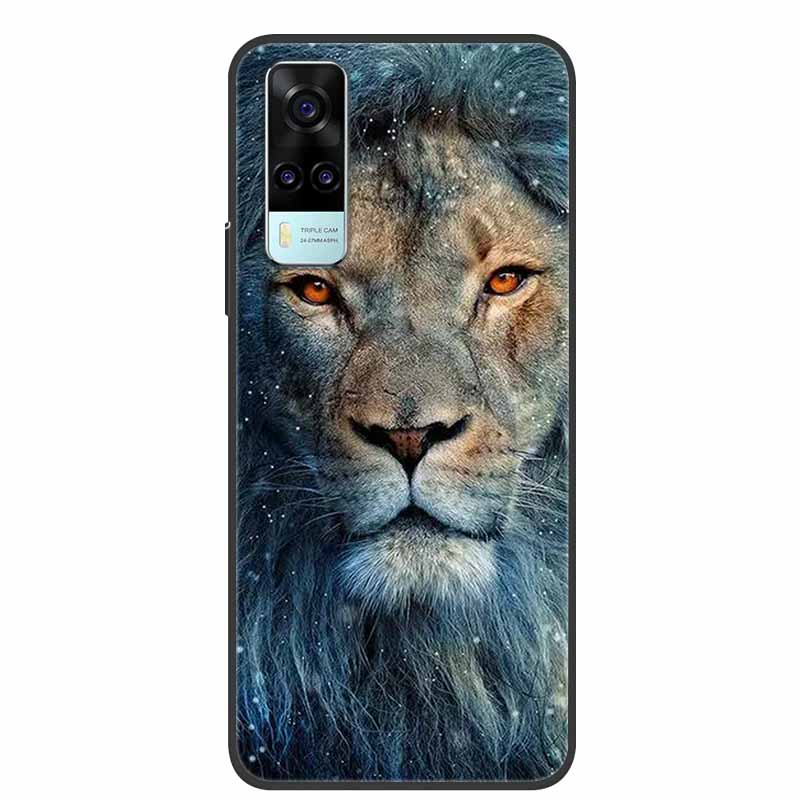 For vivo Y31 2021 Case Shockproof Soft silicone TPU Back Cover For Vivo Y53S 4G Y31 2021 Y 31 Case V2036 Phone Case Cute Cartoon