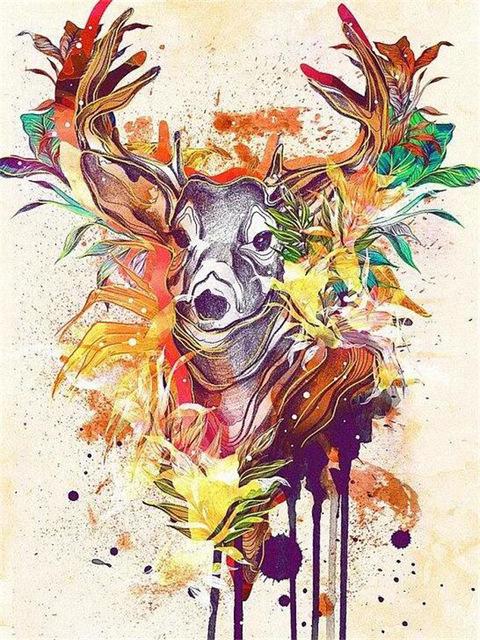 5d diamantová malba Wolf Mosaic Zvířecí kamínky Obrázky DIY Diamantové vyšívání Tygří křížový steh Mountain Wall Art