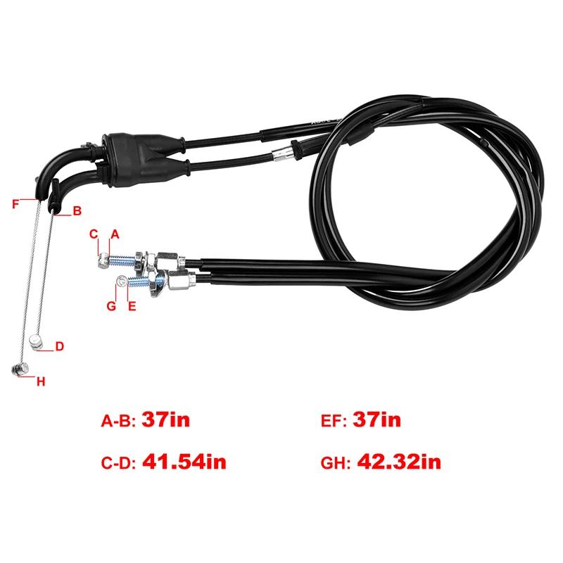 250cc 450cc Motorcycle Throttle Cable Wire Fuel Return Cable For Honda CRF250RX CRF250R CRF250 CRF450 R RX A AC CRF450RWE