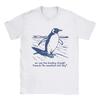 Women T-Shirts But Why Penguin Nihilist Penguin Casual Tees Short Sleeve T Shirt Round Collar