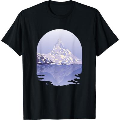 Snow Mountain Landscape Nature T-Shirt