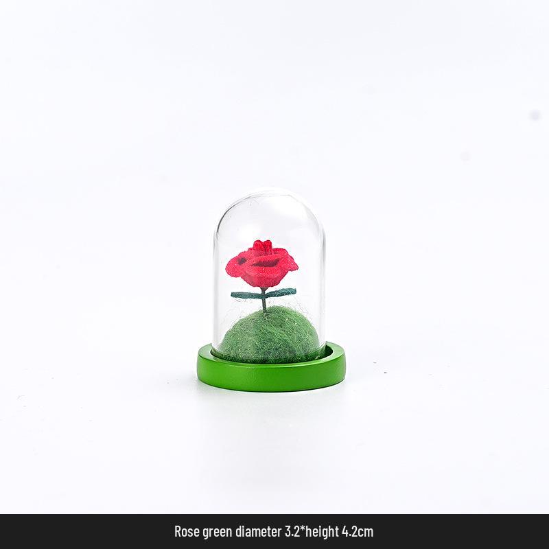 Prince Cute Handmade Fox Mengli Doll Resin Ornament - Birthday Cake or Desktop Decoration