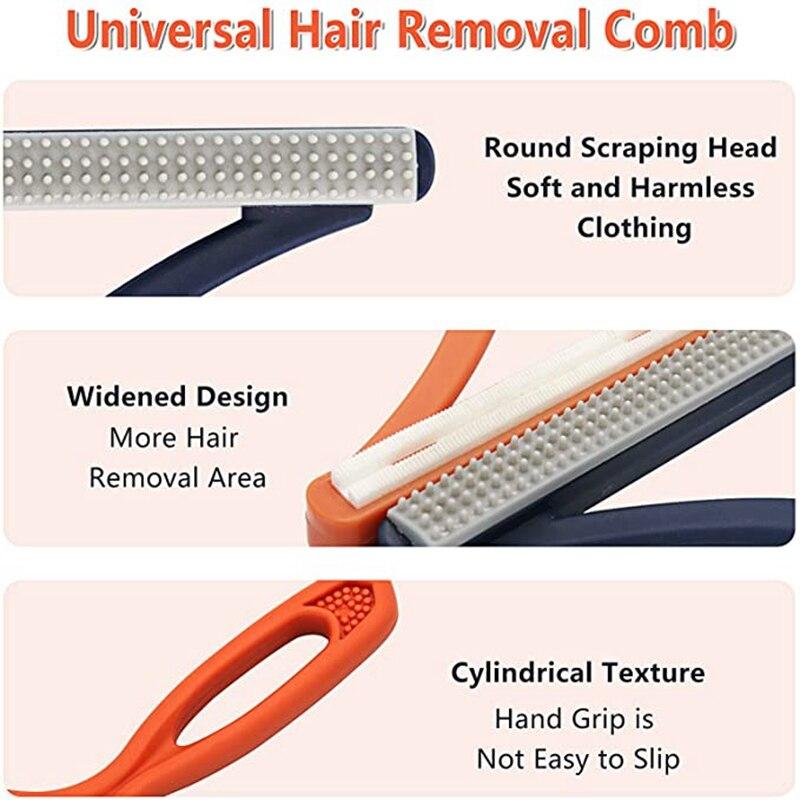 1 Stück doppelseitiger Tierhaarentferner, Fusselentferner, sauberes Werkzeug, Rasierer, Pulloverreiniger, Stoffrasierer, Schaber für Kleidung, Teppich