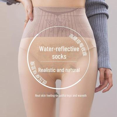 Women's Nude-Feel Leggings: Plus Velvet Thickened, Flesh-Colored Warm Pantyhose for Spring, Autumn, Winter