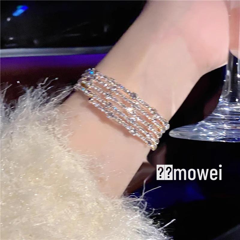 Temperamental Socialite: Sparkling Diamond Disco Rhinestone Bracelet