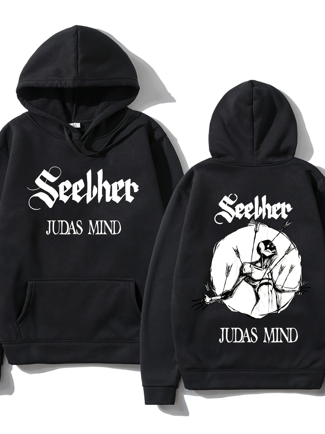 

Unisex Pullover with Bold Letter Print, Machine Washable Autumn Winter Streetwear, Comfortable Clothing, Urban Style Sweatshirt 3XL