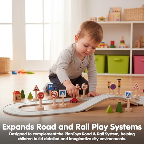 PlanToys 6203 Traffic Sign and Signal Set