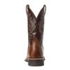 Botas Vaqueras Western para Hombre Botas Bordadas Punta Cuadrada Media Caña Zapatos Masculinos Nuevos Slip on Botas de Montar para Hombre Zapatos Hombre