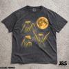 Drei Gottesanbeterinnen Mond Shirt, Lustiges Gottesanbeterin T-Shirt, Retro Insekten T-Shirt, Vintage Mond Grafik T-Shirt, Käfer Liebhaber Geschenk