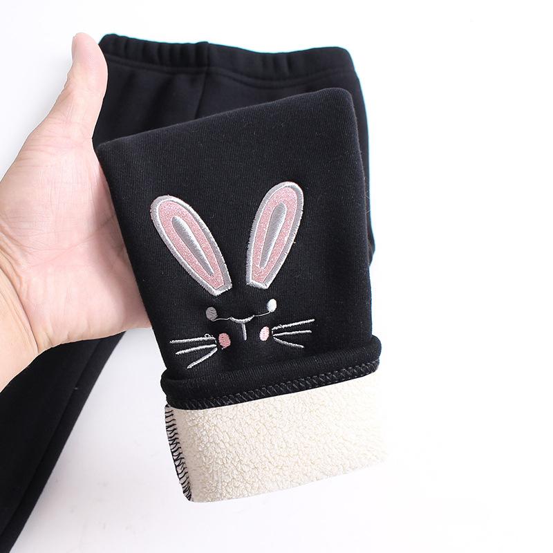 Kids Girls Winter Leggings Children Warm Trousers Thick Fleece Trousers Baby Pencil Pants