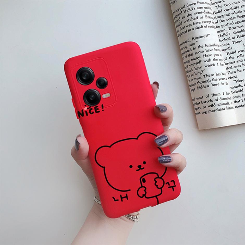 For Redmi Note 12 Pro Plus Case Cover TPU Silicone Shell for Xiaomi Redmi Note12 Pro 5G Phone Case Note 12Pro Plus Cartoon Funda
