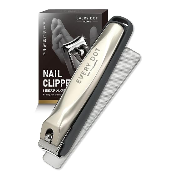 EVERYDOT Nail Clippers, Premium Nail Clipper Set, Sharp Cutting, Nail File, Nano Glass File, Anti-Sp B0DTGN4MMY