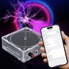 Mini Tesla Music Coil Bluetooth/AUX Dual Mode Music Box Artificial Lightning Touchable Audio Input Bluetooth Science Experiments
