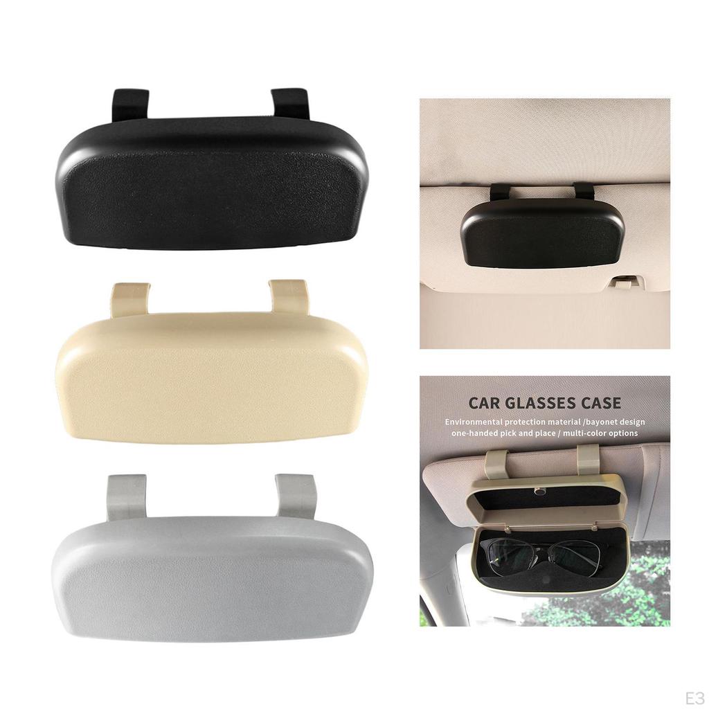 Car Visor Sunglasses Case Hard Shell Glasses for All Vehicle