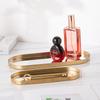 Nordic Light Luxury Jewelry & Cosmetics Storage Tray with Mirror for Desktop Decor and Aromatherapy