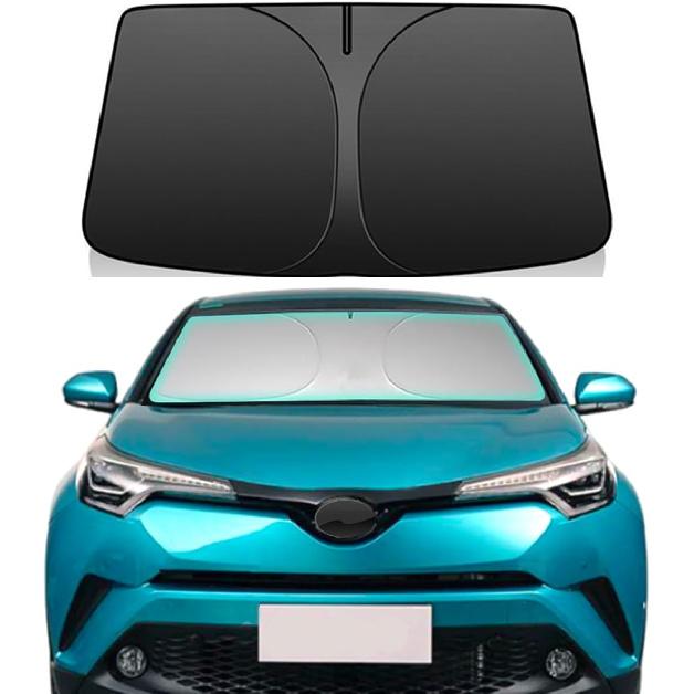 Windshield Sun Shade for -2025 Chevrolet/Chevy Blazer 240T Double-Layer Foldable Car Front Window Sunshade Accessories 240 T Sun Visor Protector